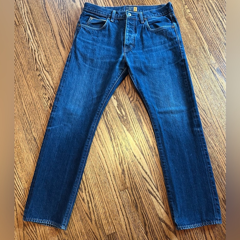 J. Crew Men's Straight Jeans - Blue